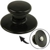 SPARES2GO Universal Glass Lid Knob & Safety Skirt for 1.5L