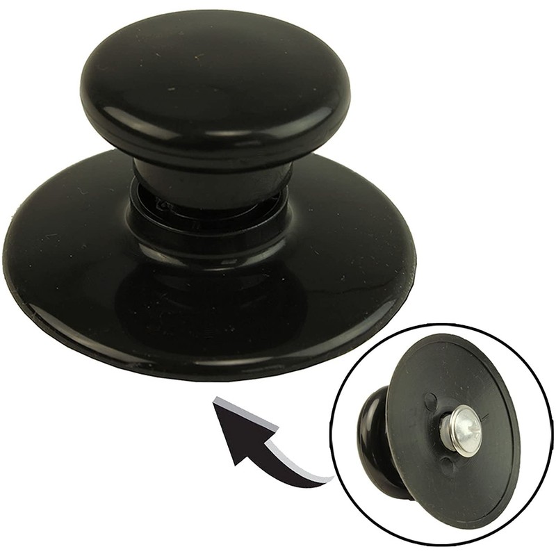 SPARES2GO Universal Glass Lid Knob & Safety Skirt for 1.5L