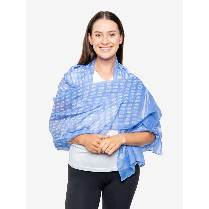 Insect Shield Willow Versatile Wrap, Light Periwinkle