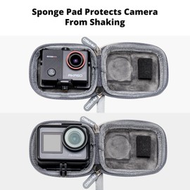 AKASO Mini Carrying Bag Case for All AKASO Action Camera Models,GoPro Hero 12 11 10 9 8 7 6 5 4, Insta360 DJI Osmo Action Action 4 3 2 and Other