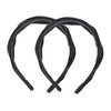 SAFIGLE 2Pcs Wide Twisted Hairband Lightweight Retro Cross Headband for