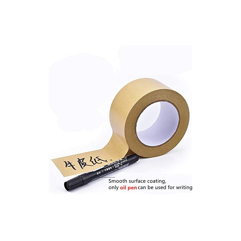 Self Adhesive Picture Frame Backing Tape Rolls Kraft Brown 2''