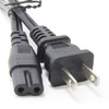 Short AC Power Cable, Ancable 1ft(0.3m) 18AWG Figure 8 Universal