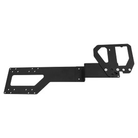 DCCStands Verifone Mx915 PIN Pad VESA Lift Mounting Bracket for 19" - 23" Monitor, Long S-Bracket, Screw-in Installation, Black
