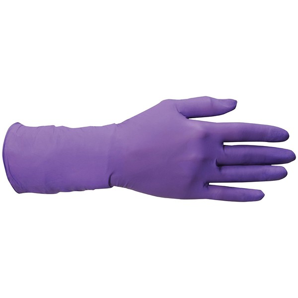 Halyard Health 50603 Purple Nitrile Exam Glove, Powder Free Exam Gloves, Disposable, Large, Purple (Case of 500) by Halyard Health