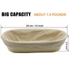 2 PCS 10 inch Oval Long Banneton Brotform Bread Dough