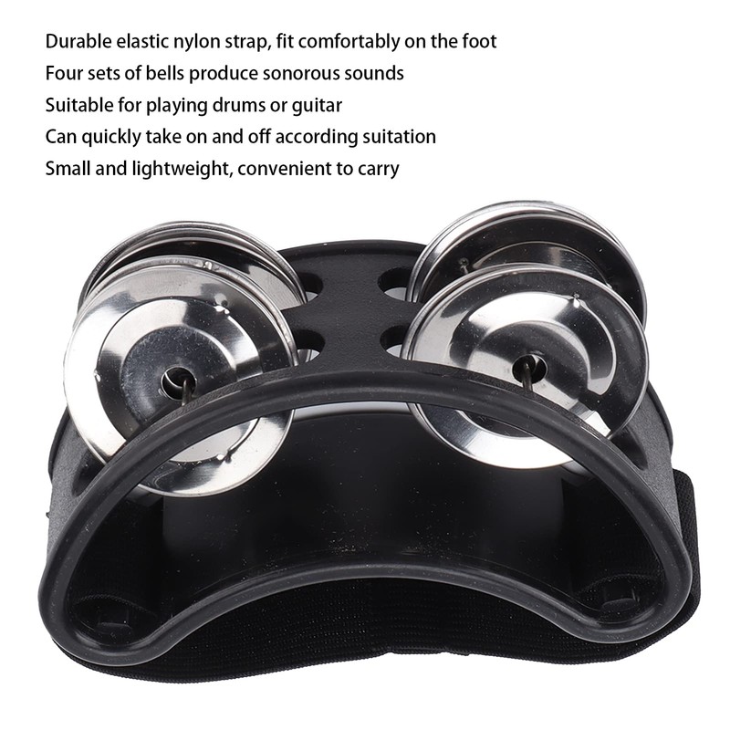 Percussion Foot Tambourine, Guitar Accompaniment Percussion Drum Set, Foot Shaker,