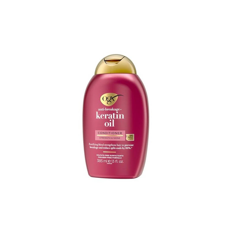 OGX, Acondicionador Anti Quiebre de Aceite de Keratina, 385 ml