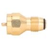 Propane Tank Refill Adapter 1LB Solid Brass Universal Mini for