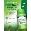Suplemento vegano de omega 3 de Natures Truth 60 cápsulas