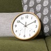 Fuji Boeki Miel 28198 Wall Clock, Width 10.0 x Depth