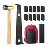 Goldblatt Laminate Wood Flooring Tools Installation Kit with 100 Spacers,