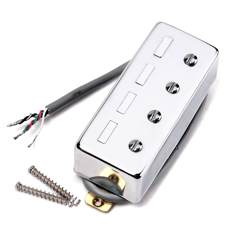 Alnicov 4-String Bass Guitar Magnet Pickup Replacement Chrome