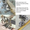 4Pcs Zipper Presser Foot Parallel Grooves Easy Operation Edge Design