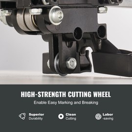 VEVOR Tile Cutter 48 Inch, Manual Tile Cutter All-Steel Frame,Tile Cutting Machine w/Laser Guide and Bonus Spare Cutter,Tile Cutter Hand Tool for Precision Cutting Porcelain Ceramic Floor Tiles