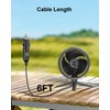 Charger Replacement for Shark Flex Breeze Fan, Car Charger Compatible