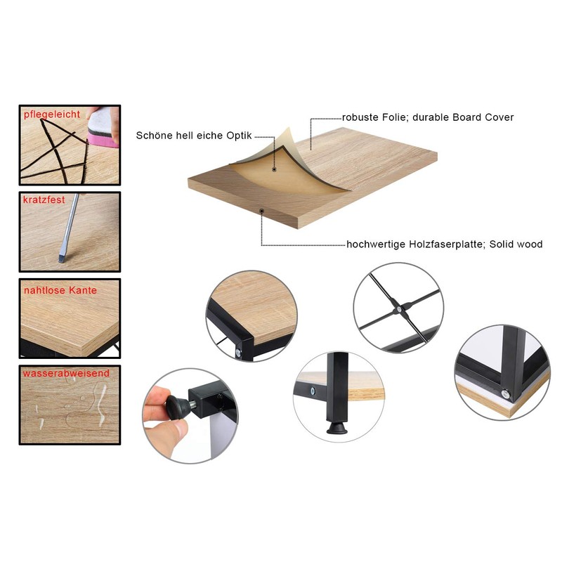 WOLTU SR0046whe Clothes Rail with Shelves for Bedroom Coat Rack