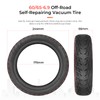 LUCK4U 60/65-6.9 Tubeless Tire with Valve with Built-in Live Glue