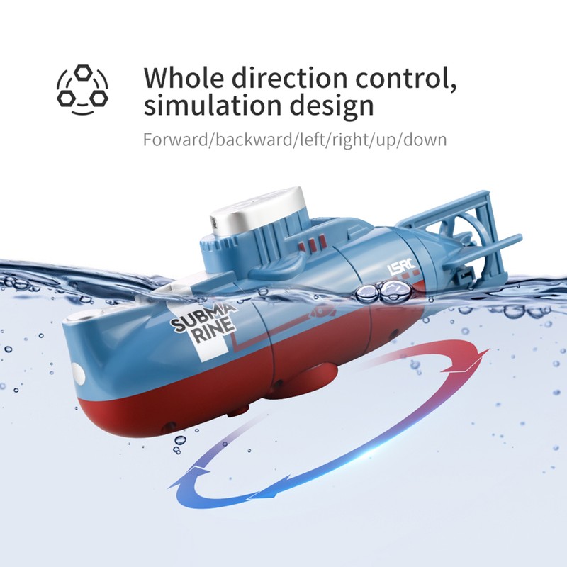 RC Mini Submarine 6 Channels Remote Control Under Water Ship