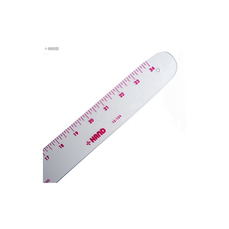 HAND Metric Vary Form Curve Ruler NO.12-124, Flexible, 24 Inches