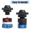 Shengbowi Key Switch Rotary Switch Universal Changeover Switch for Switching