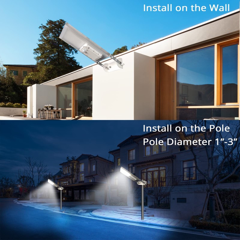Mii-PWR Outdoor Solar Lights for Yard Waterproof IP65 Motion Sensor