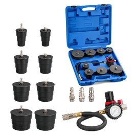 YSSNIUTOOL Turbo System Leakage Tester 1-3/8" to 3-1/2", Turbo Pressure Leakage Tester for Cooling Emissions Exhaust Pipes,Turbo Boost Leak Tester Set,1/4'' US Air Fitting