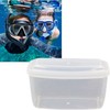 Nvanvmm 2Pack Scuba Mask Box Diving Snorkel Mask Storage Case
