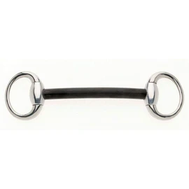 Nylon Mullen Mouth Eggbutt Snaffle with Small Rings 5"