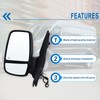 Left Driver Side Mirror Compatible With 2015-2026 Ford Transit 150