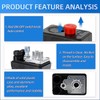 Air Compressor Pressure Switch Dual Regulator Automatic Pressure Control Valve