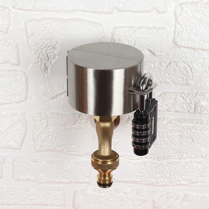 Water Spigot Lock(Password Lock) Gate Valve Lock, No Installation Required，Prevent