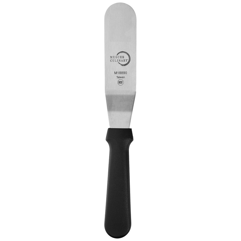 Mercer Culinary Offset Spatula, 6 Inch, Black