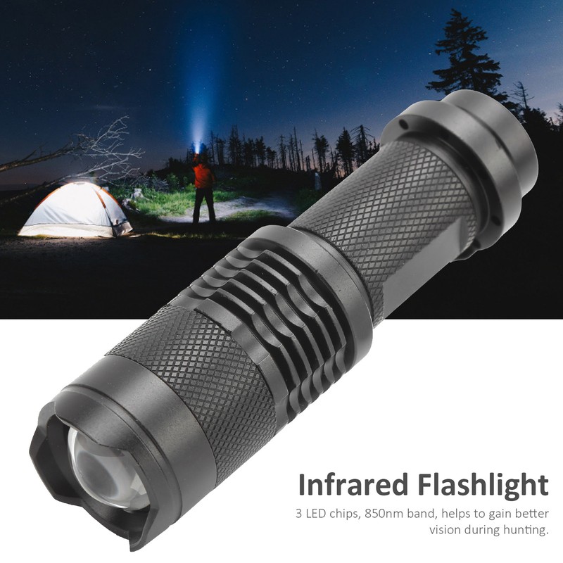 Infrared LED Flashlight Waterproof Mini Camera Infrared Light Detector for
