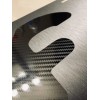 Carbon Fiber Works Handcrafted Forgiato Wheels License Plate Stealth Brushed