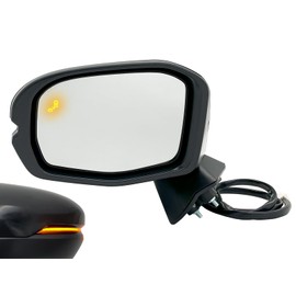 APA Replacement for Exterior Rear View Mirror Power Heated with BSD and Turn Signal Light 2023-2025 HR-V EX-L/EX-L Navi/Sport Model Driver Left Side 762583W0A43 HO1320359