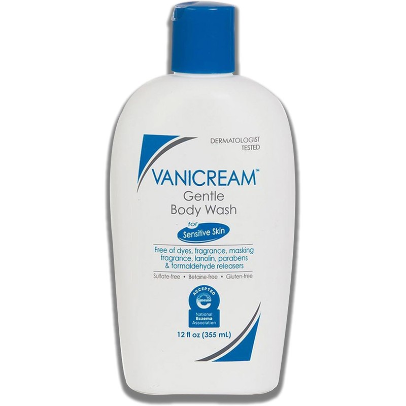 Vanicream- Champú, acondicionador y gel de baño suave, 12 onzas