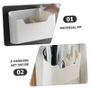 OHPHCALL 1Set Hanging Storage Basket Wall Mounted Organizer Box for
