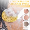 Benaewa 3 Pcs Natural Sponge, Shower Sponges for Men, Women,