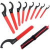 Adjustable Shock Coilover Wrench Set Universal Spanner Wrench for Coil