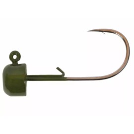 Owner 4151GP-021 Block Head - Green Pumpkin 1/0 1/8oz Qty: 3