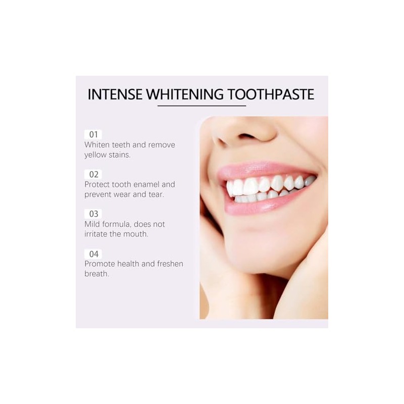 7 Pro Strong Teeth Whitening Toothpaste, 2 Pieces, Intense Whitening