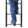Zwinz 3-Rung Window Well Ladder Straight, Heavy Duty Steel Fire