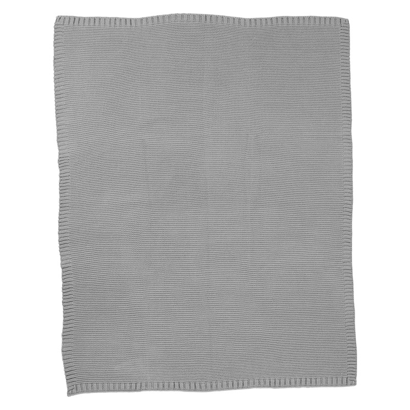 Simple Joys by Carter's Unisex Baby Sweater Knit Blanet, Grey,