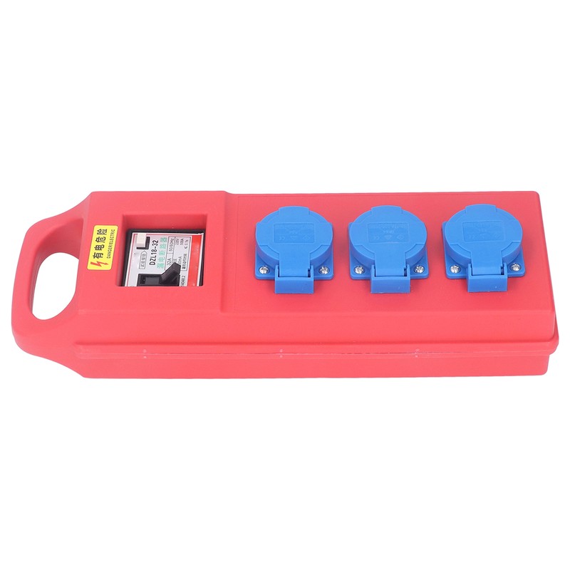 Portable Socket Box 3 Position 3 Hole Outlet IP54 Mobile