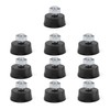 LWLWA Adjustable Feet, Pack of 10, Rubber Feet M10 Black,