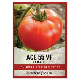 Gardeners Basics Ace 55 VF Tomato Seeds for Planting Heirloom Non-GMO Seeds for Home Garden Vegetables Makes a Great Gift for Gardening