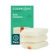 Care by Cleanlogic Organic Cotton Exfoliating Body Scrubber, Natural, 3