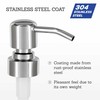 ALTGLAS Twin Pack - 2X Stainless Steel Soap Pump 'Zagreb'