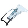 2 Pack Stainless Steel Buckle Lock Cast Hinge Curved Industrial
